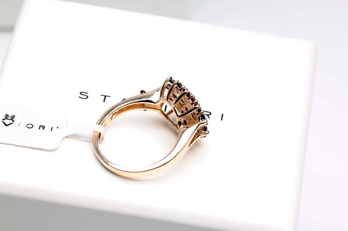 Emaga Złoty pierścionek PZD1600 - Diament